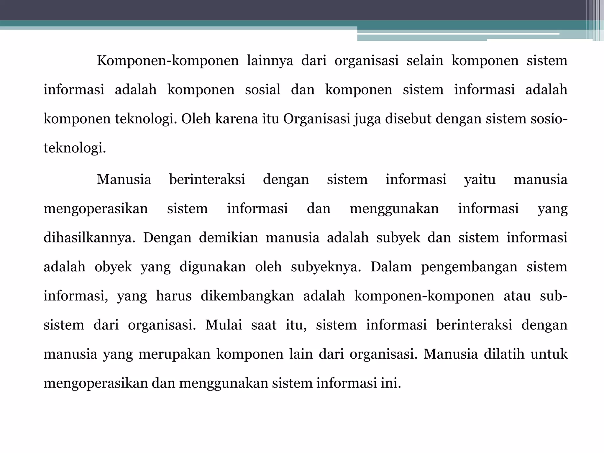 [PPT] BAB 2 KONSEP DASAR SISTEM, INFORMASI DAN SISTEM TEKNOLOGI ...