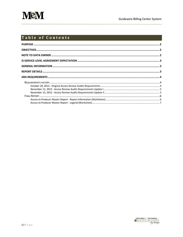 Guidewire BillingCenter System
