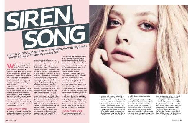 August 2015 Amanda Seyfried