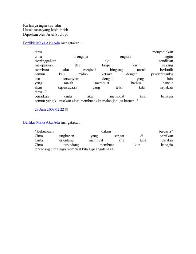 Teknik Menulis Puisi