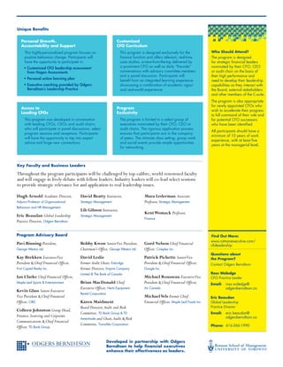 Rotman - CFO Program | PDF