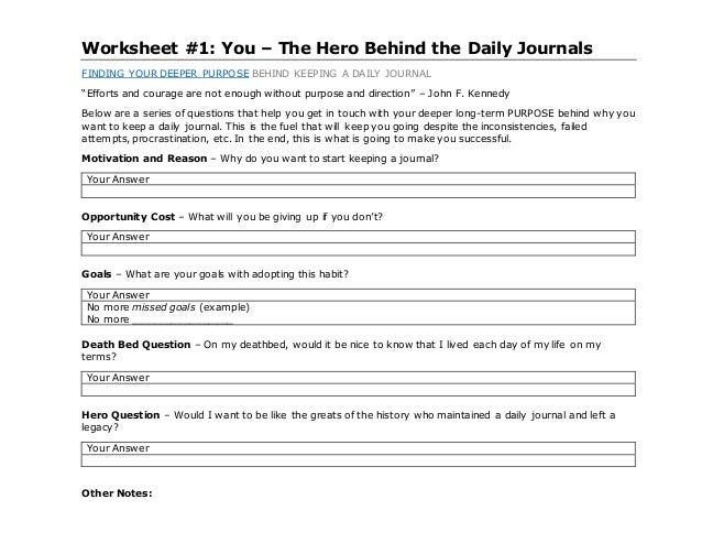 daily journal template download jawwad siddiqui