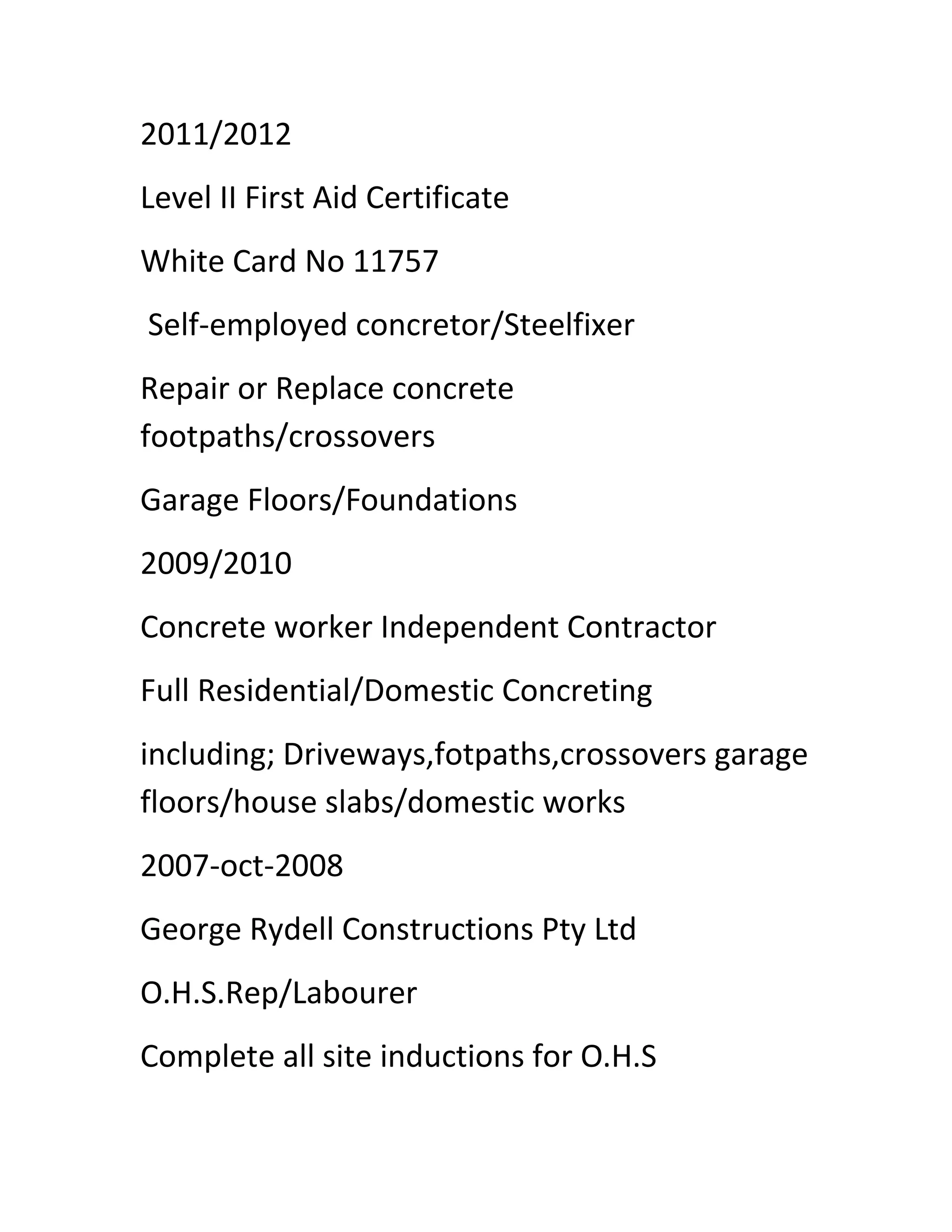 Tony Rizza Resume | PDF