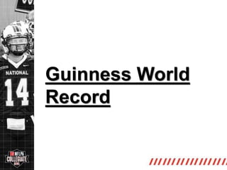 Guinness World
Record
 