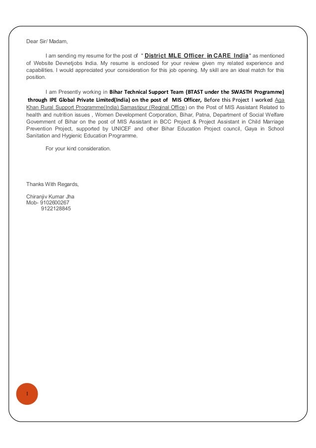 chiranjiv kumar jha resume