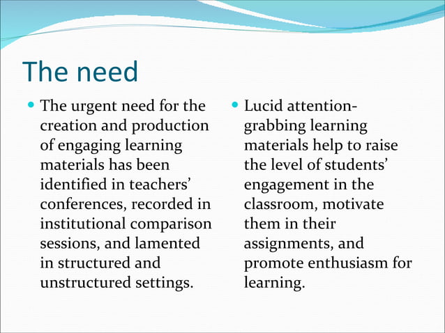 Creating Engaging Learning Materials Ppt