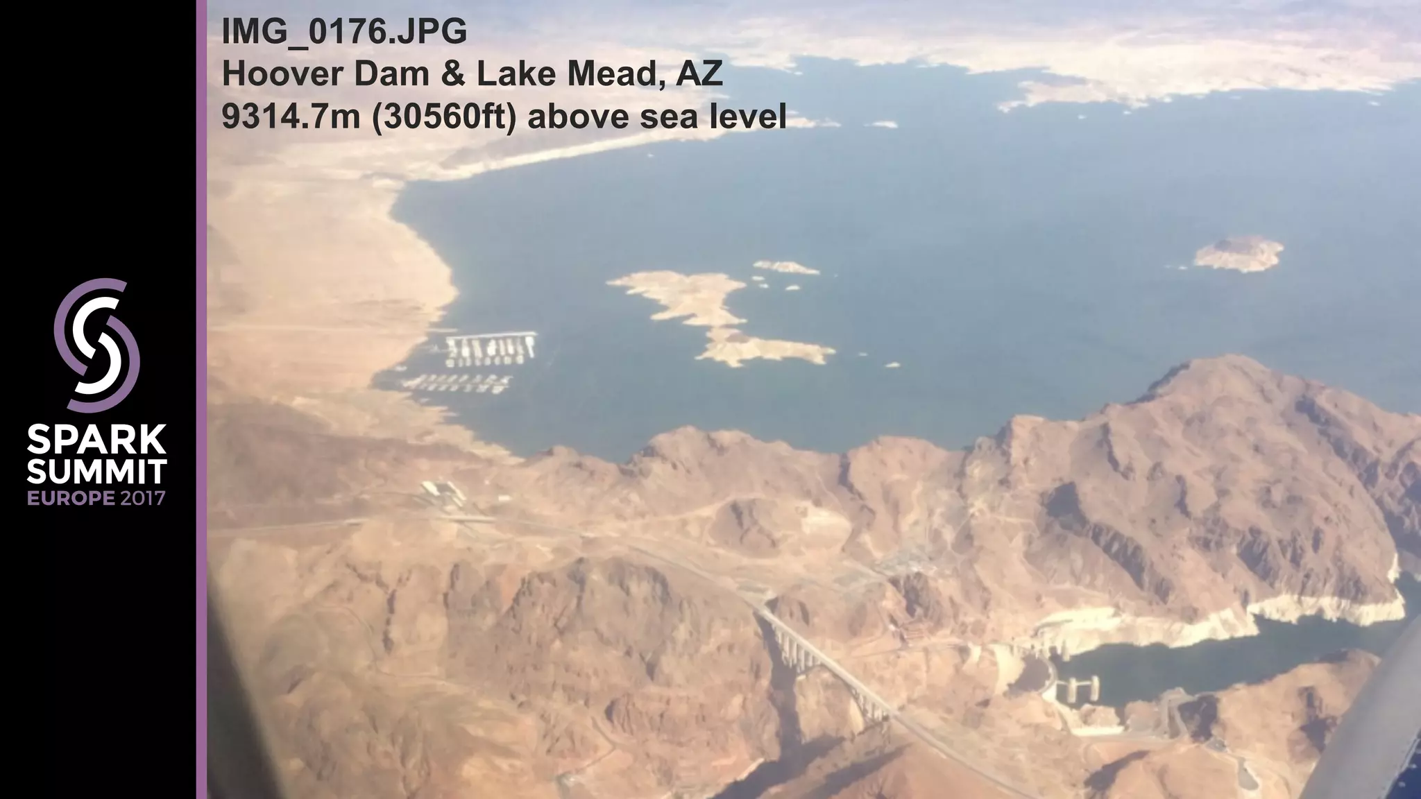 dsfsd 22#EUdev6 IMG_0176.JPG Hoover Dam & Lake Mead, AZ 9314.7m (30560ft) above sea level 
