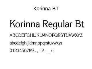 Korinna BT
 