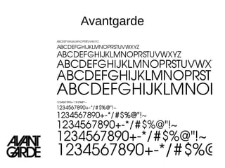 Avantgarde
 