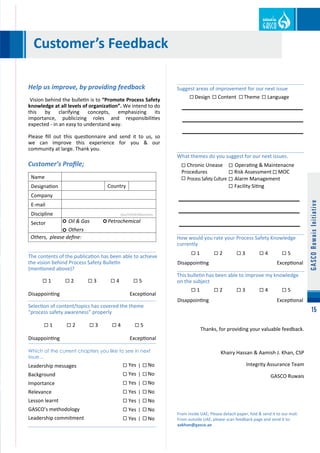 Process Safety Booklet 1st issue Dec2014 FINAL | PDF