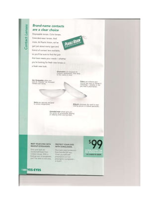 Pearle Vision brochure | PDF