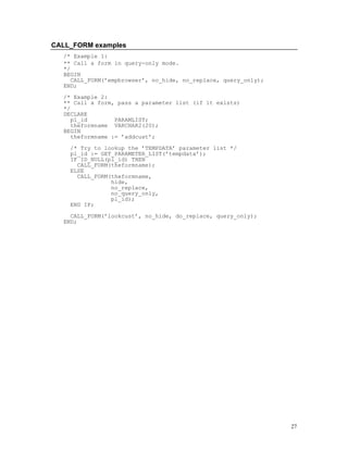 oracle forms book | PDF