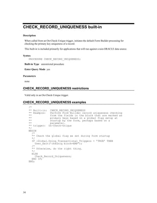 oracle forms book | PDF