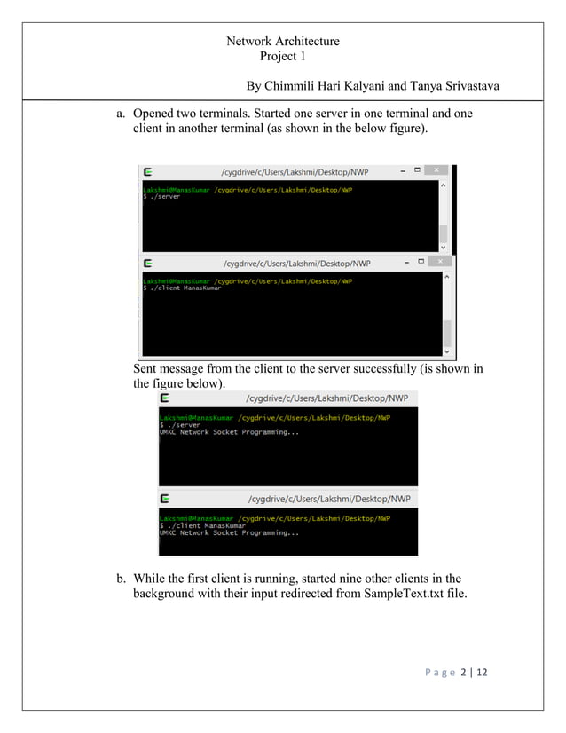 TCP sockets | PDF