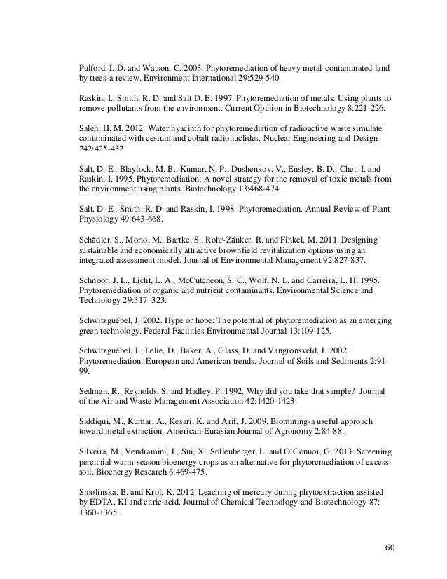 Types of phytoremediation picture