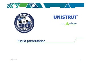 2015-6-30
EMEA presentation
 