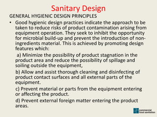 Hygienic Design Risk Cip Sanitary Design An Introduction to Standards of Design Excellence ...