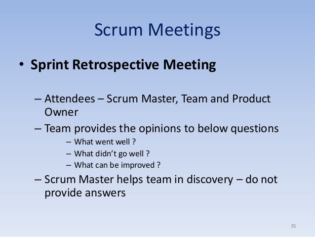 sprint retrospective questions sprint retrospective questions