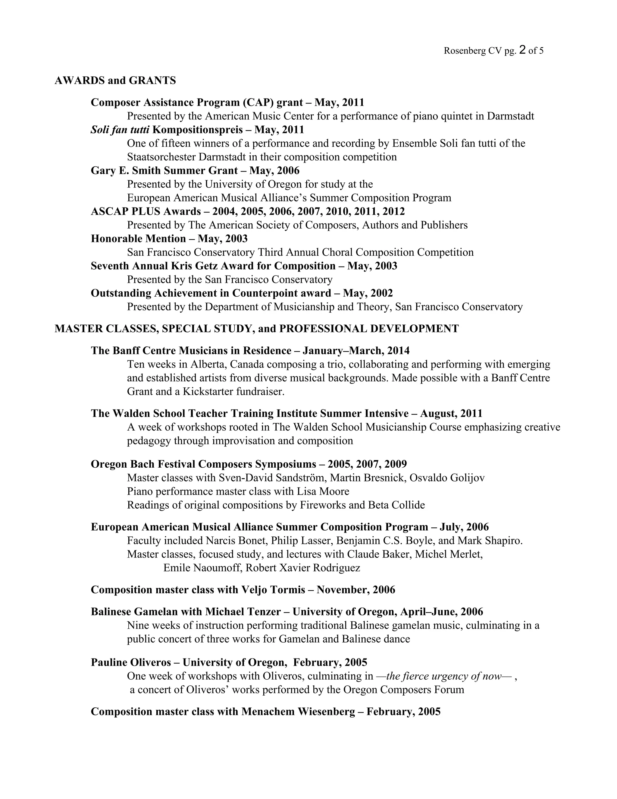 AaronRosenberg-CV3May2015 | PDF
