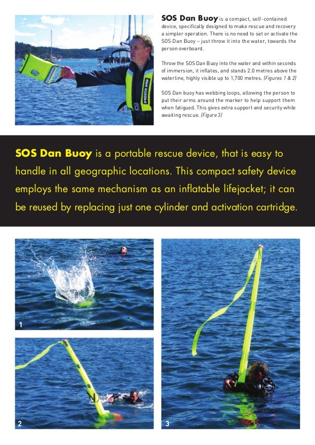 SOS Dan Buoy man overboard brochure SOS6375