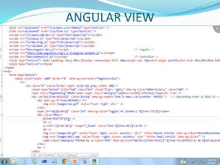 ANGULAR VIEW
 