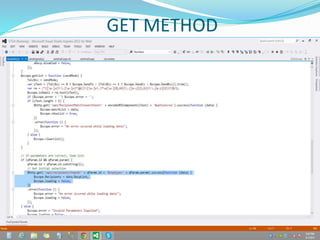 GET METHOD
 