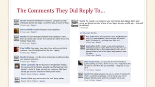 The Comments They Did Reply To…
 