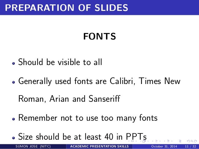 academic presenation skills academic presenation skills, Latex Presentation Template Calibri Light, Presentation templates