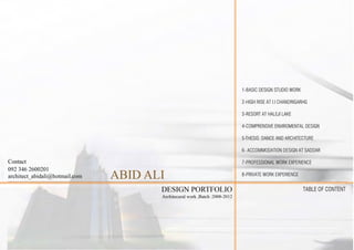 Architect Abid Ali (Portfolio)