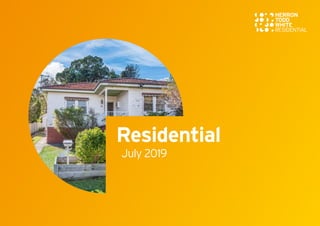 Residential
July 2019
 