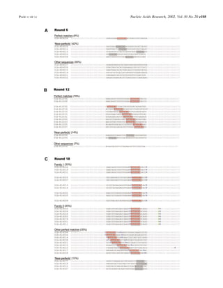 PAGE 11 OF 14 Nucleic Acids Research, 2002, Vol. 30 No. 20 e108
 