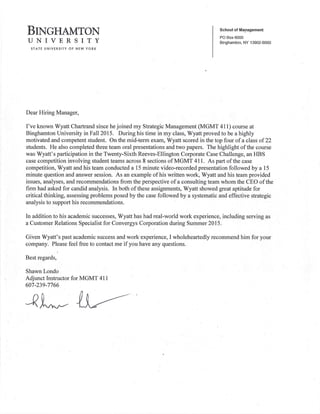 Professor Shawn Londo Reference Letter_WC
