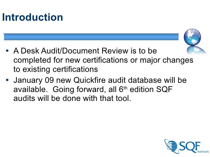 A7 Audit Checklists