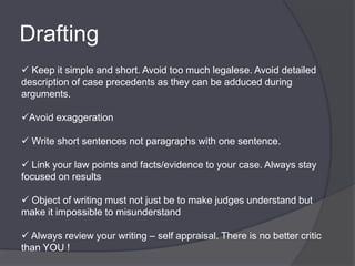 Art of Advocacy and Drafting | PDF