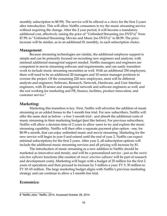 case study netflix pdf