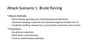 A7 Broken Authentication and Identification faliures | PDF