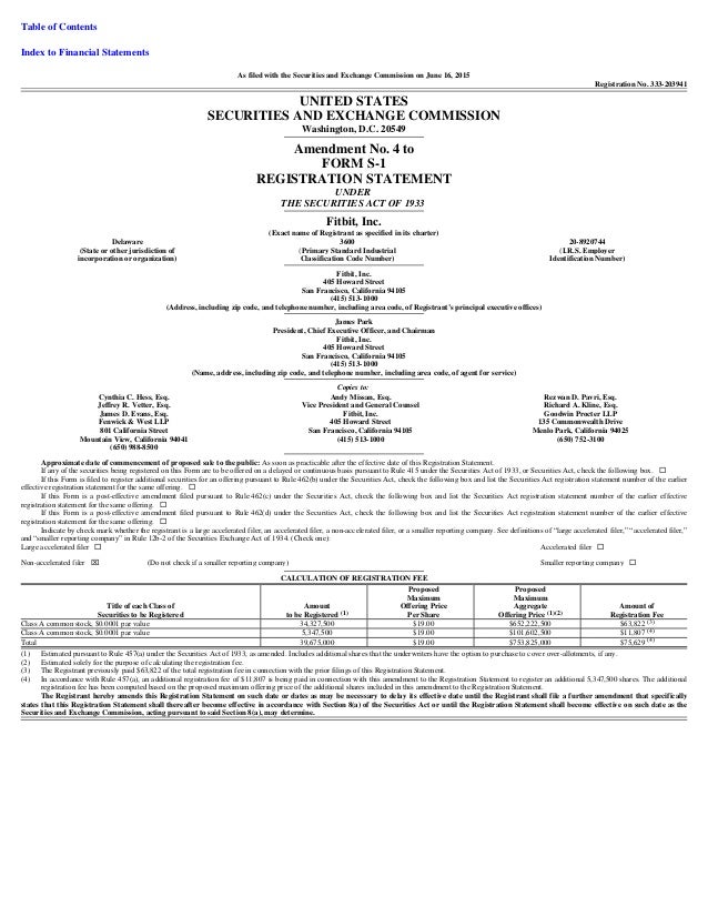 S 1 ipo registration