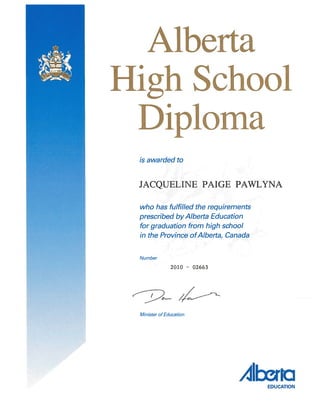 High School Diploma