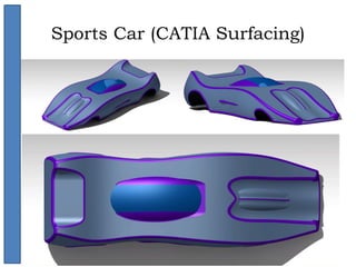 Sports Car (CATIA Surfacing)
 