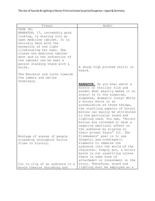 Documentary Script | DOCX