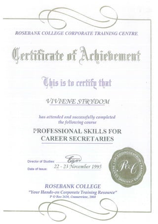 Rosebank College