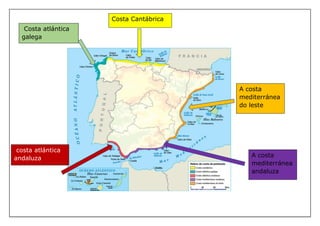 o relevo de Costa de España