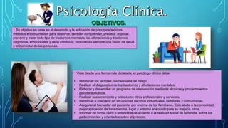 Presentacion.psicologia clinica.