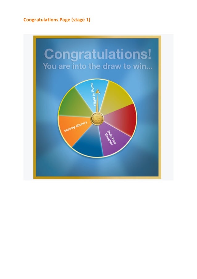 congratulations page
