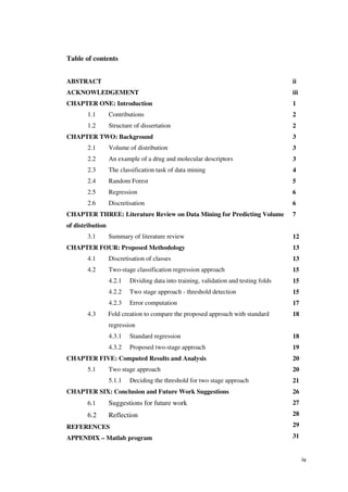 Predicting volume of distribution for drug compounds using decision ...