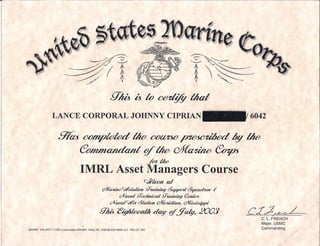 Inventory Manager Cert