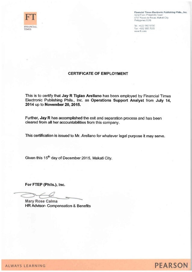 Sample Letter Of Request For Lto Certificate