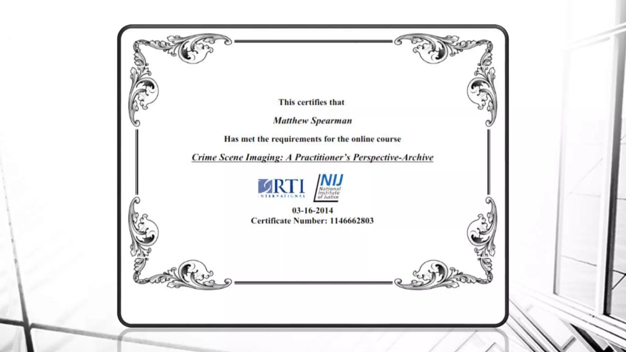 Metode Nij National Institute of Justice | PPTX