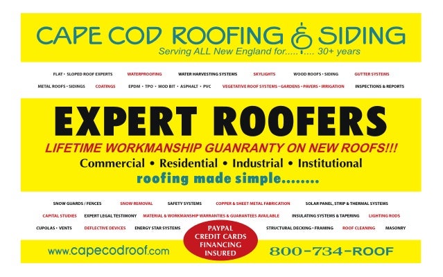Banner Cape Cod Roof