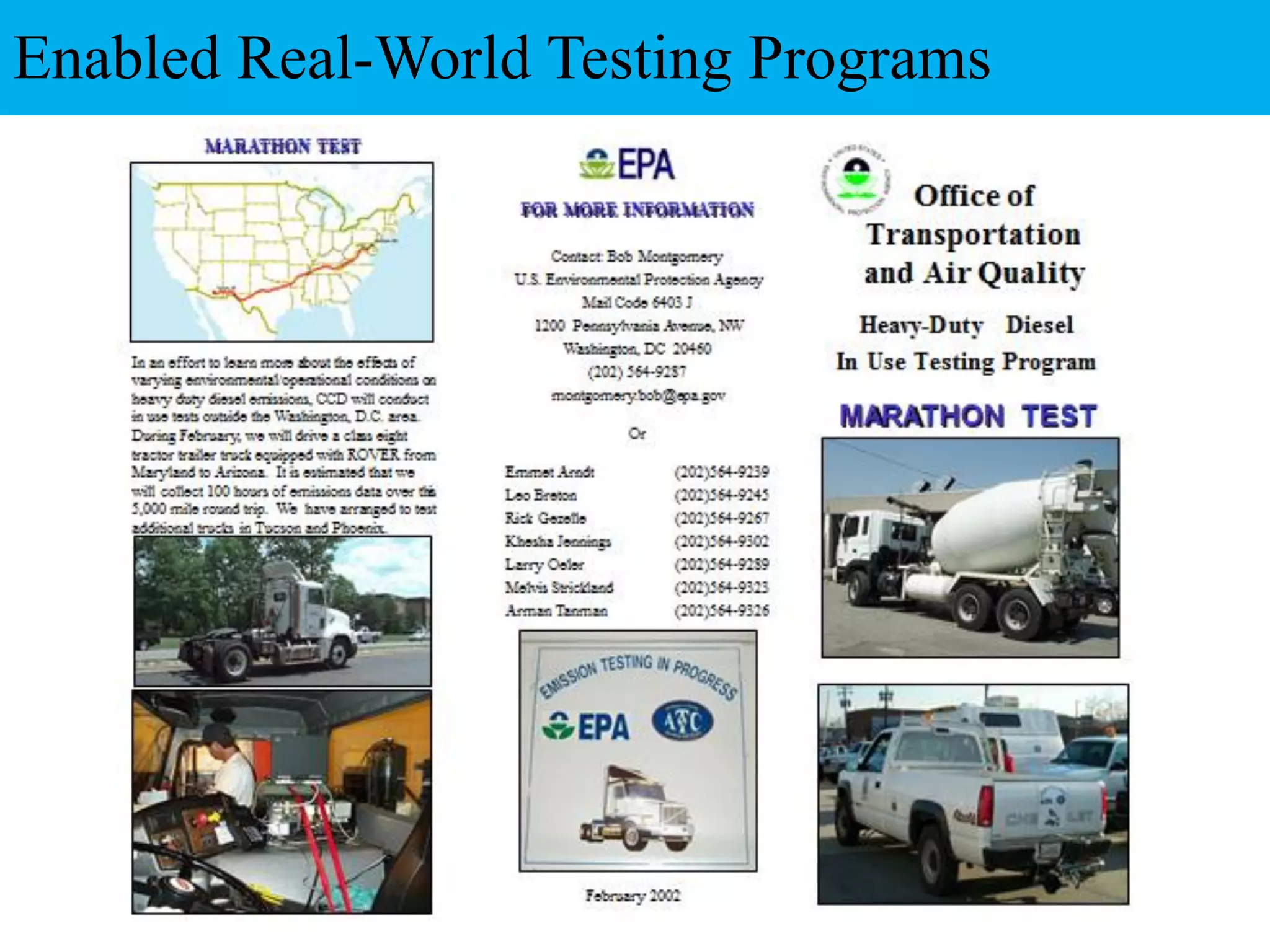Enabled Real-World Testing Programs
 